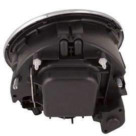 PERDE Compatible with Mini Cooper Headlights Assembly Halogen Headlamp Assembly Black Housing Set Pair