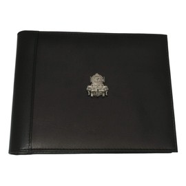 Flying Scotsman Disabled Blue Badge Leather Case Holder in Black Personalisation Option 134