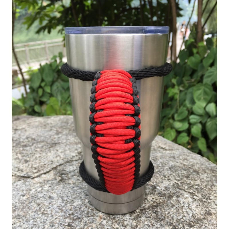 MOCE Handmade Paracord Handle for Yeti/Rtic/Ozark Trail Rambler 30 Oz
