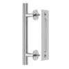QINAIXQM 24 cm Sliding Door Handle, Double-Sided Barn Door Handle,