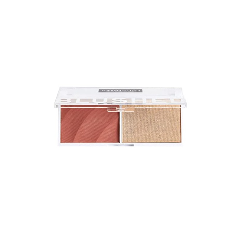 Revolution Relove - Rouge & Highlighter - Blushed Duo Blush