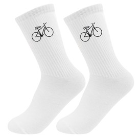 HUKUMA Road Bike Socks, 35-46 Bicycle Socks Men, Bicycle Gift for Men and Women, Road Bike Accessories, Bicycle Rider Tennis Socks Accessories, Funny Gift for Birthday Men and Women, 9/12 UK