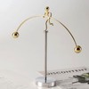 ThinkTop Weightlifter Kinetic Art Balance Steel Balance Physics Eduecational Decoration