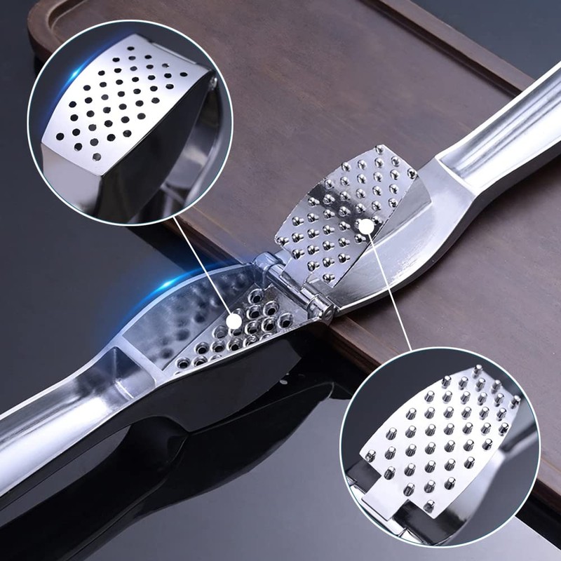 LOYELEY Garlic Press, Garlic Crusher, Garlic Squeezer, Chopped Garlic, Garlic