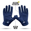 Nxtrnd G3 Pro Padded Football Gloves, Sticky Padded Receiver &