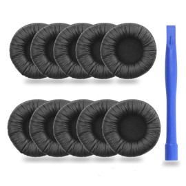 GOTRUST 4 pairs Ear Cushions for Headphones 50mm Replacement Earpads Compatible with Plantronics Blackwire C320 3210 3220 3320 HW251N HW261N HW510 HW520 Jabra Biz 2300 Pro 920 9450 GN 2000 9125