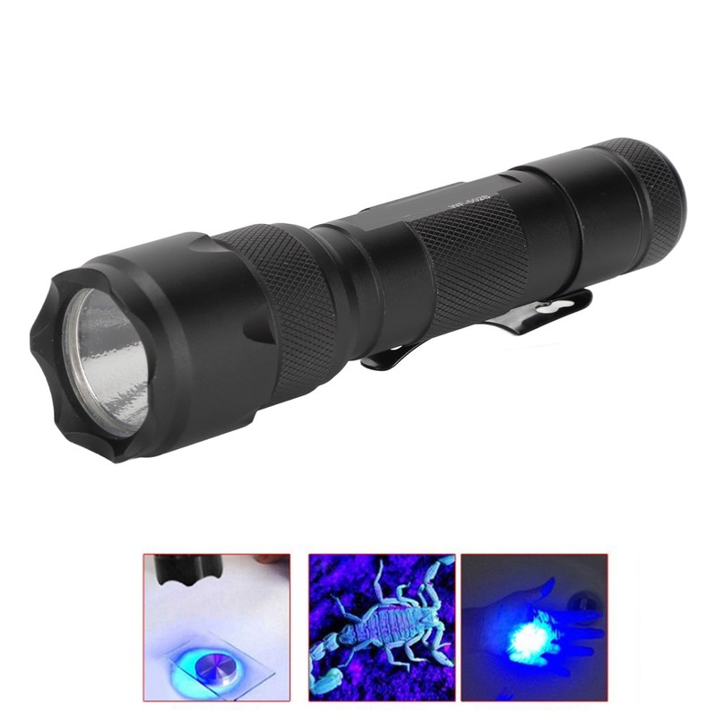 Ultraviolet Flashlight High Brightness Multifunctional Portable UV Flashlight for Pets