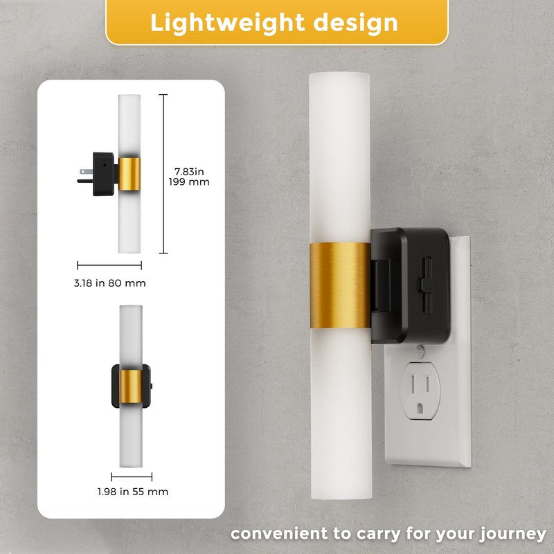 L LOHAS LED Night Light, 2 Pack Night Lights Plug