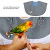 Ymiko Pet Bird Shoulder Poop Protector, Multi Functional Bird Diaper