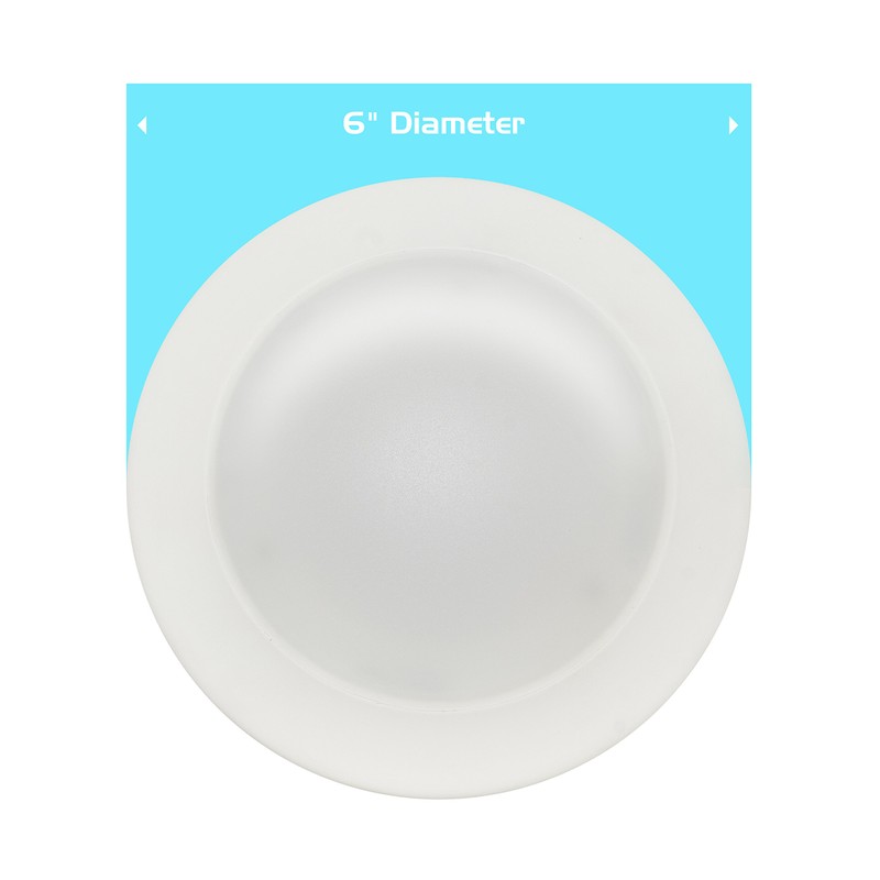 Westgate Lighting 15W 6 Inch Dimmable Disk LED Light Recessed