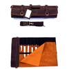 EVERPRIDE Brown Leather and Suede Knife Roll