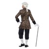 shoperama Marquis Louis Men's Baroque Rococo Costume Black/Gold Velvet Suit