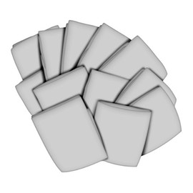 SheetWorld 12 Pack Fitted Basket Sheets 13" x 27" - Silver Grey Jersey Knit - Made in USA