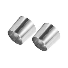 Hihaha Car Mandrel Exhaust Bend Elbow Pipe 304 Stainless Steel Concentric Reducer 3" OD to 3.5" OD 2pcs Durable Material