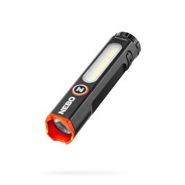 NEBO Mini Larry Compact 500 Lumen Rechargeable, Waterproof Pocket Flashlight with 450 Lumen COB Work Light, Clip, and Magnetic Base for Hands-Free Lighting