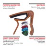 WINGO Guitar Capo for Acoustic and Electric Guitars - Rosewood
