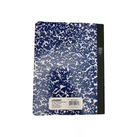 Unison Composition Book Notebook Blue 80 Sheets Wide Ruled 9.75" x 7.5"