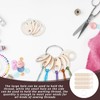 100 Pcs Wood Thread Drops,Floss Drops Cross Stitch,Embroidery Floss Organizer