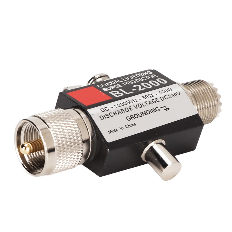Coaxial Arrester PL259 Female To Male 400W Low Loss VSWR
