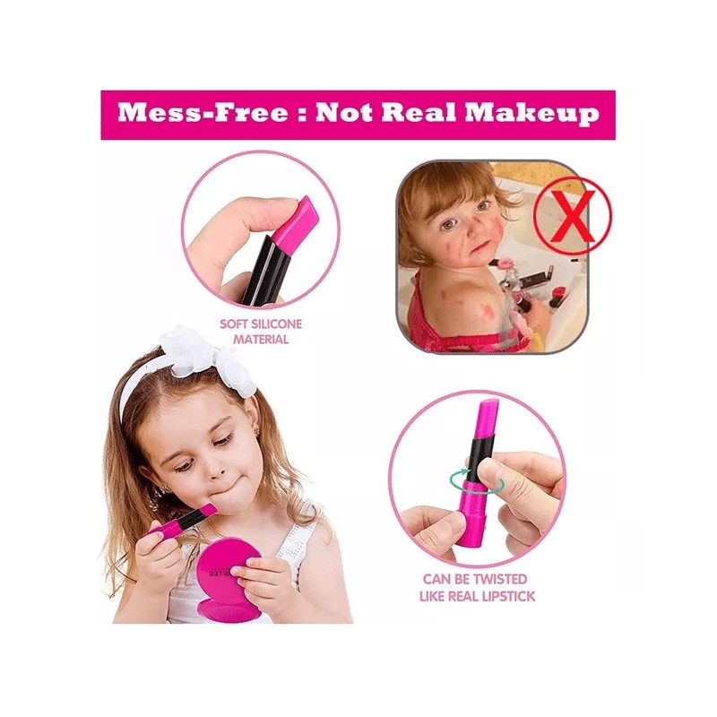 "Juego De Juguetes Para Vestir, 17 Unidades Rosa "
