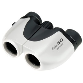 Kenko 012833 SG-M Compact Binoculars, 8x20, 8x, 20 Calibers, Polo Prism Type, Multi-Coating, Ultra Lightweight, 5.8 oz (149 g), For Concerts, Lives, Outdoors, White