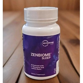 Microbiome Labs Zenbiome Sleep - L Theanine Supplement with Lemon Balm Extract &