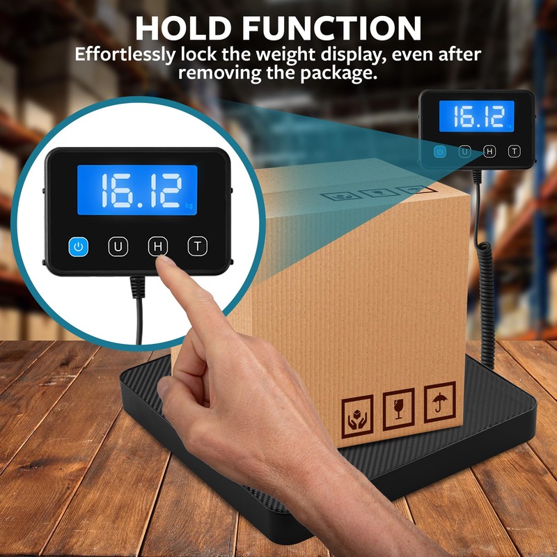 Smart Weigh Shipping Scale 440 lbs, 1g Highly Accurate Digital