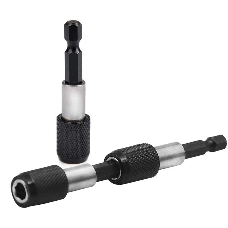 Mesee 3 Pieces Magnetic Extension Chuck Adapter with 1/4 Inch