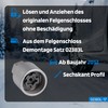 SW-Stahl 02383L-17 Rim Lock Adapter 537 I Suitable for VW