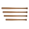 Gummiprodukt Baseball Bat in Wood, Brown, 74 cm