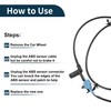 TUCKBOLD ABS Wheel Speed Sensor Rear Left ABS Sensor Anti-lock