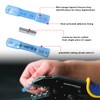 Heat Shrink Butt Wire Connectors, 100Pcs 16-14 AWG Blue Insulated