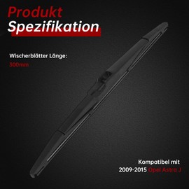 Wiper Blades Rear Astra J, OTUAYAUTO Rear Windscreen Wiper Rear