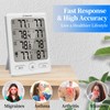 Geevon Indoor Outdoor Thermometer Wireless with 3 Remote Sensors, Digital