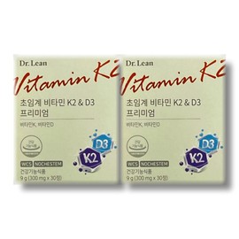 Dr.Lin Supercritical Vitamin K2 & D3 Premium 30 tablets 2 boxes / 닥터린 초임계 비타민 K2 & D3 프리미엄 30정 2박스