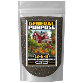 Fertilizer Commercial Grade | 12-6-8 General Purpose | 3 Pounds | Shrub, Tree & Ornamental | Fast Release 60 Day, Macronutrient & Micronutrient Pro-Mix Formula for Plants
