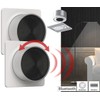 Luminea Home Control Rotary Dimmer: Set of 2 Mobile Light