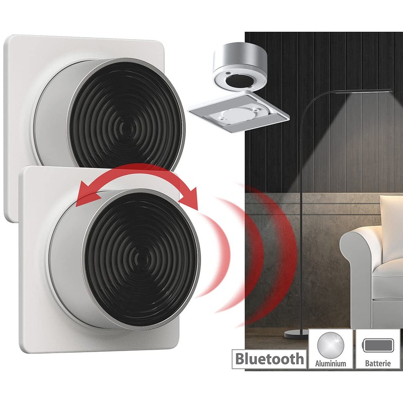 Luminea Home Control Rotary Dimmer: Set of 2 Mobile Light
