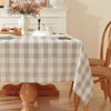 gillhov Checkered Tablecloth Rectangle Washable Buffalo Plaid Table Cloth Cotton
