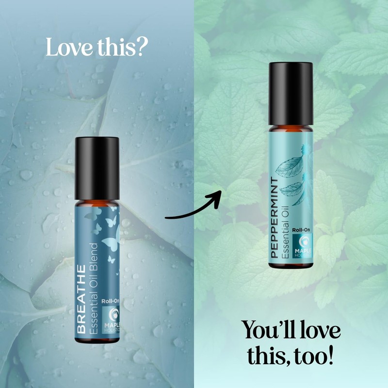 Breathe Essential Oil Roll On - Aromatherapy Essential Oil Roller