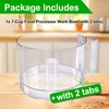 7-Cup Food Processor Work Bowl Compatible with Cuisinart DLC-10 Series（2tabs