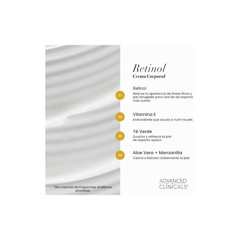 ADVANCED CLINICALS 2 PACK SET - CREMA REAFIRMANTE CORPORAL RETINOL