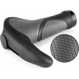 FAMEX RIDE® Ergonomic Ergo Bar End Handlebar Grip Bike Soft Cycle Comfort Support