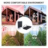 20W Solar Panel Solar Powered Dual Exhaust Fan Kit for