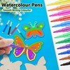 Friedwohl Craft Sets for Children, Wooden Butterfly, Watercolour Pencil, Gemstone