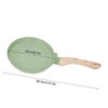 Frying Pan Wood Handle Aluminum Alloy Cooking Skillet Fast Heating