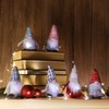 com-four® 6 x Premium Christmas Gnome 15 cm - Christmas