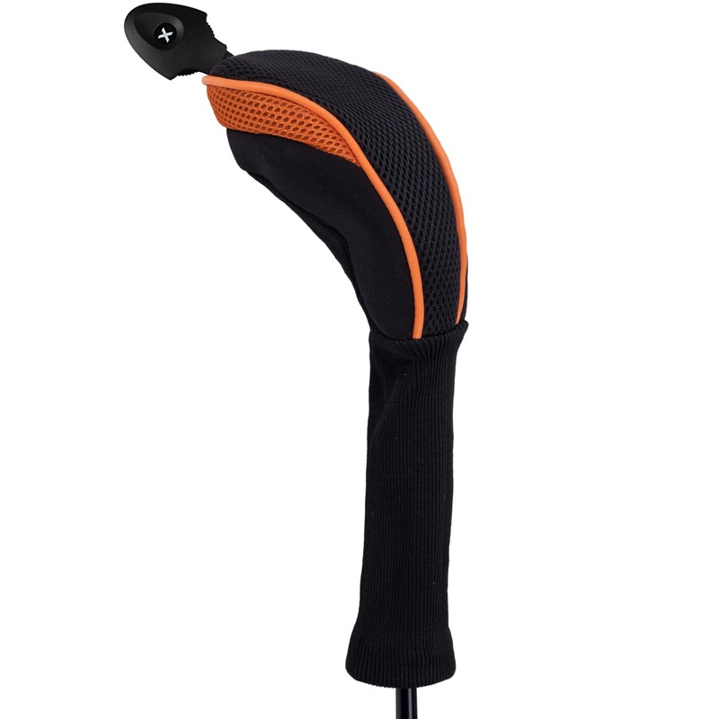 Andux Long Neck Golf Hybrid Club Head Covers with Dial