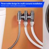 3-Way Water Changer Control Valve, 4 Point Thread Interface (1/2
