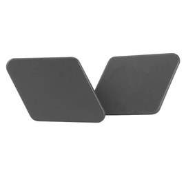 E90 Washer Jet Cover, 1 Pair Car Washer Nozzle Cover Front Bumper Headlight Washer Nozzle Primed Cover Cap for 3 Series E90 2005-2009